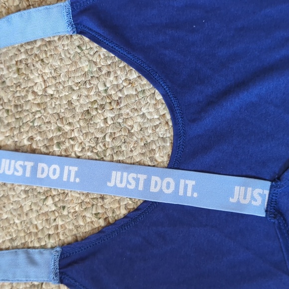 Blue Nike Racerback Tank Top - Picture 3 of 3